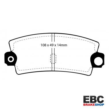 EBC Yellowstuff Brake Pads DP4189R