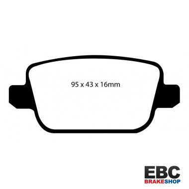 EBC Yellowstuff Brake Pads DP41933R