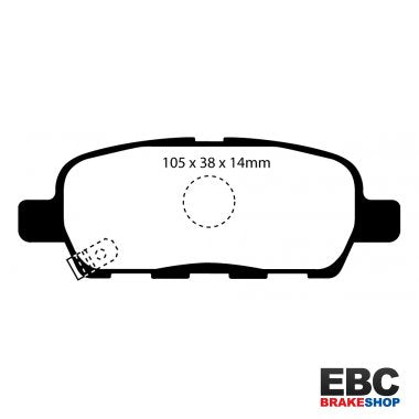 EBC Yellowstuff Brake Pads DP41955R