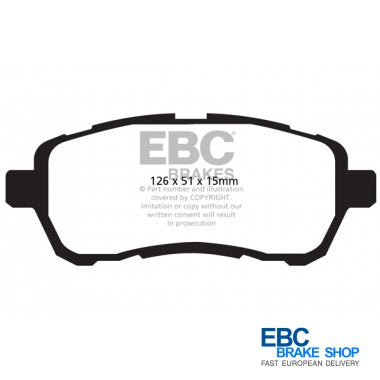 EBC Yellowstuff Brake Pads DP42003R