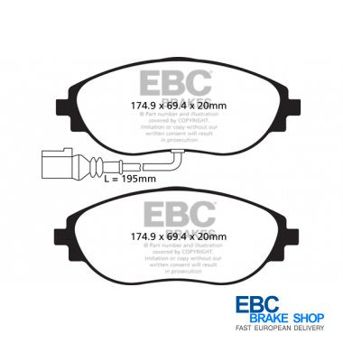 EBC Yellowstuff Brake Pads DP42127R