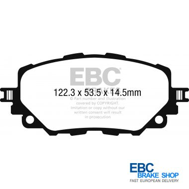EBC Yellowstuff Brake Pads DP42263R