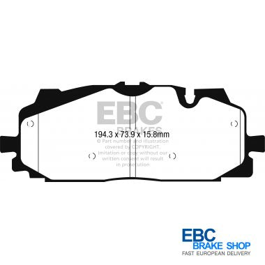 EBC Yellowstuff Brake Pads DP42277R