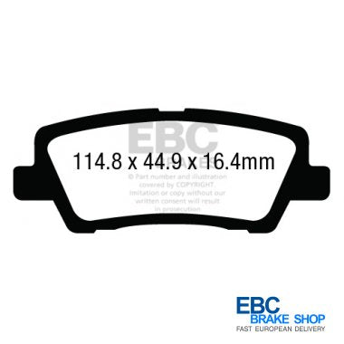 EBC Yellowstuff Brake Pads DP43012R