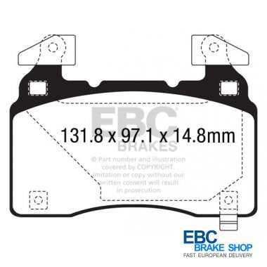 EBC Yellowstuff Brake Pads DP43028R