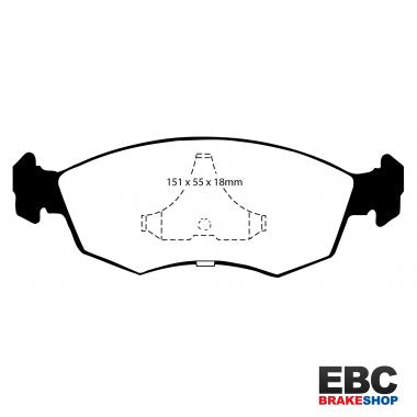 EBC Yellowstuff Brake Pads DP4605/2R