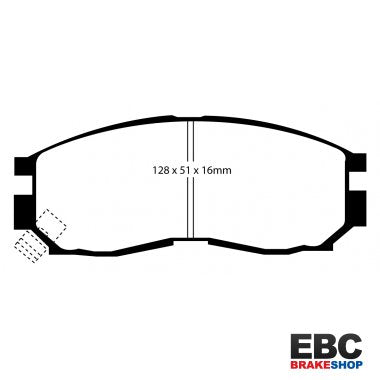 EBC Yellowstuff Brake Pads DP4830R