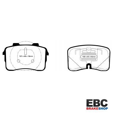 EBC Yellowstuff Brake Pads DP4883R