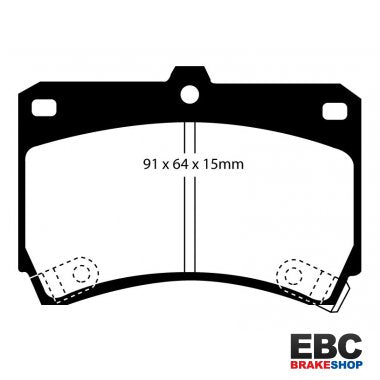 EBC Yellowstuff Brake Pads DP4884R