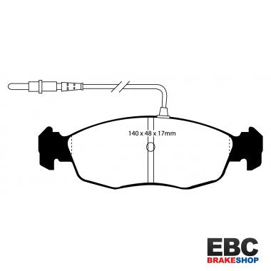 EBC Yellowstuff Brake Pads DP4948R