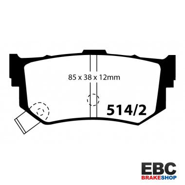 EBC Ultimax Brake Pads DP514/2