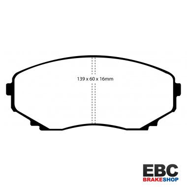 EBC Extra-Duty Greenstuff-6000 Brake Pads DP61121