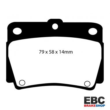 EBC Extra-Duty Greenstuff-6000 Brake Pads DP61228