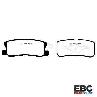 EBC Extra-Duty Greenstuff-6000 Brake Pads DP61407