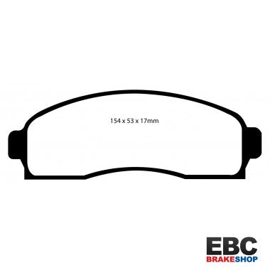 EBC Extra-Duty Greenstuff-6000 Brake Pads DP61617