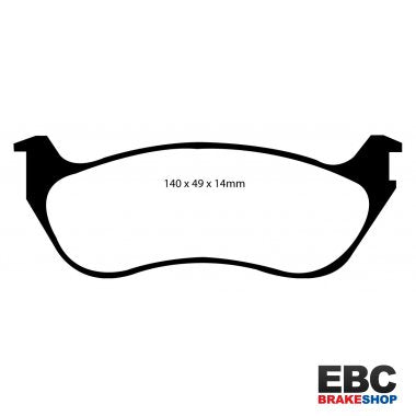 EBC Extra-Duty Greenstuff-6000 Brake Pads DP61631