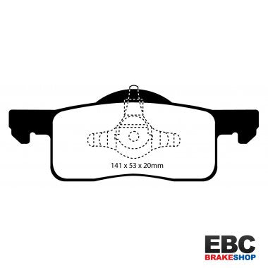 EBC Extra-Duty Greenstuff-6000 Brake Pads DP61652