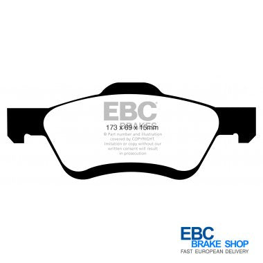 EBC Extra-Duty Greenstuff-6000 Brake Pads DP61709