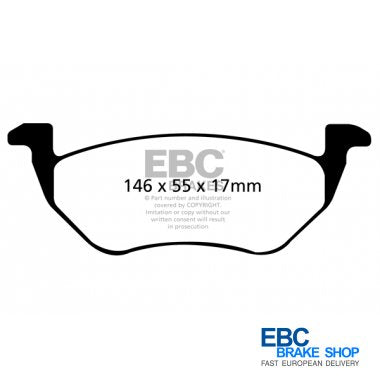 EBC Extra-Duty Greenstuff-6000 Brake Pads DP61710