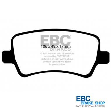 EBC Extra-Duty Greenstuff-6000 Brake Pads DP61934