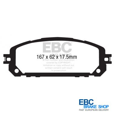 EBC Extra-Duty Greenstuff-6000 Brake Pads DP63030