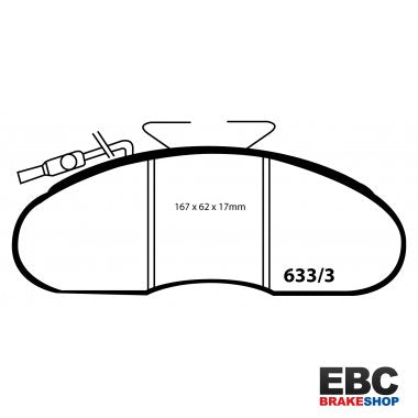 EBC Ultimax Brake Pads DP633/3