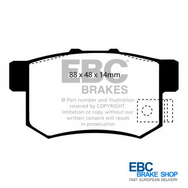 EBC Extra-Duty Greenstuff-6000 Brake Pads DP6781/2