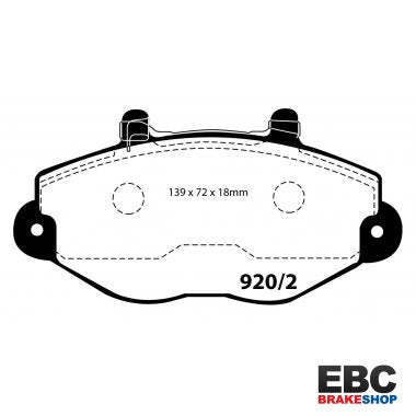 EBC Ultimax Brake Pads DP920/2