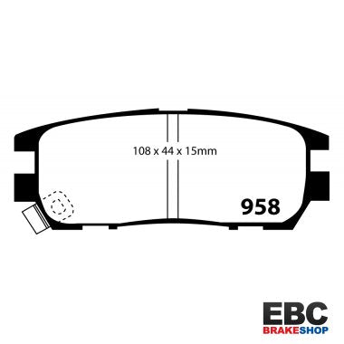 EBC Ultimax Brake Pads DP958
