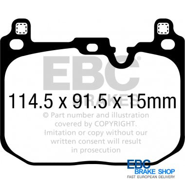 EBC Ultimax OE Replacement Brake Pad Set DPX2393