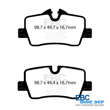 EBC Ultimax OE Replacement Brake Pad Set DPX2414
