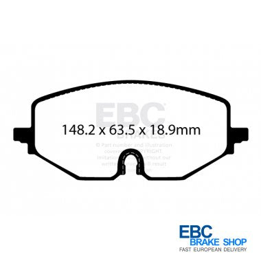 EBC Ultimax OE Replacement Brake Pad Set DPX2439