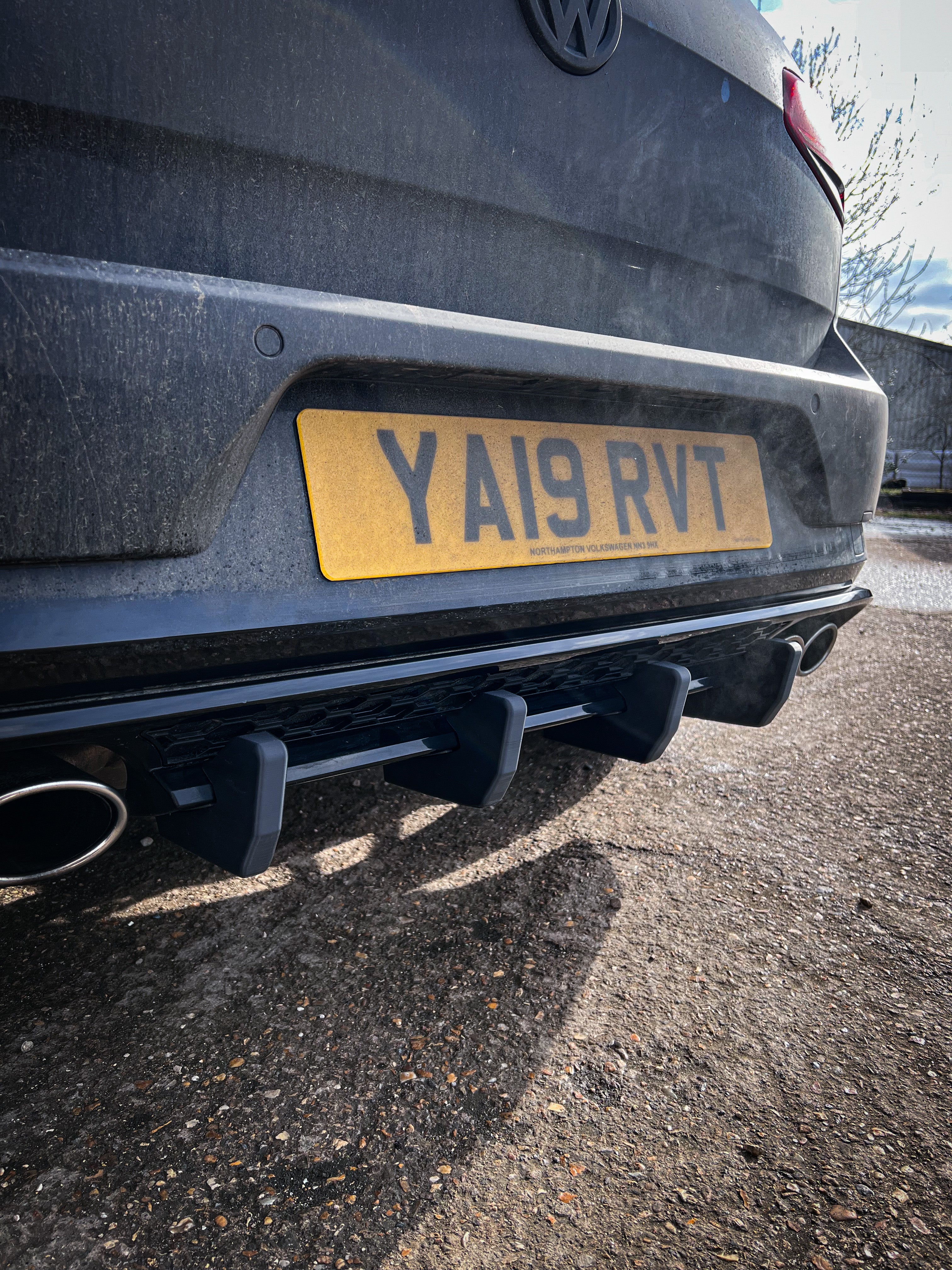 Volkswagen Golf MK7.5 R Diffuser Fins