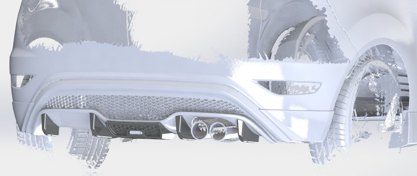 Ford Fiesta MK7.5 ST180 Rain Light & Fin Set