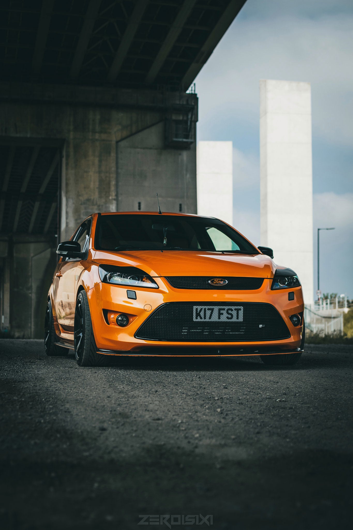 Ford Focus MK2.5 ST225 V1 Front Splitter