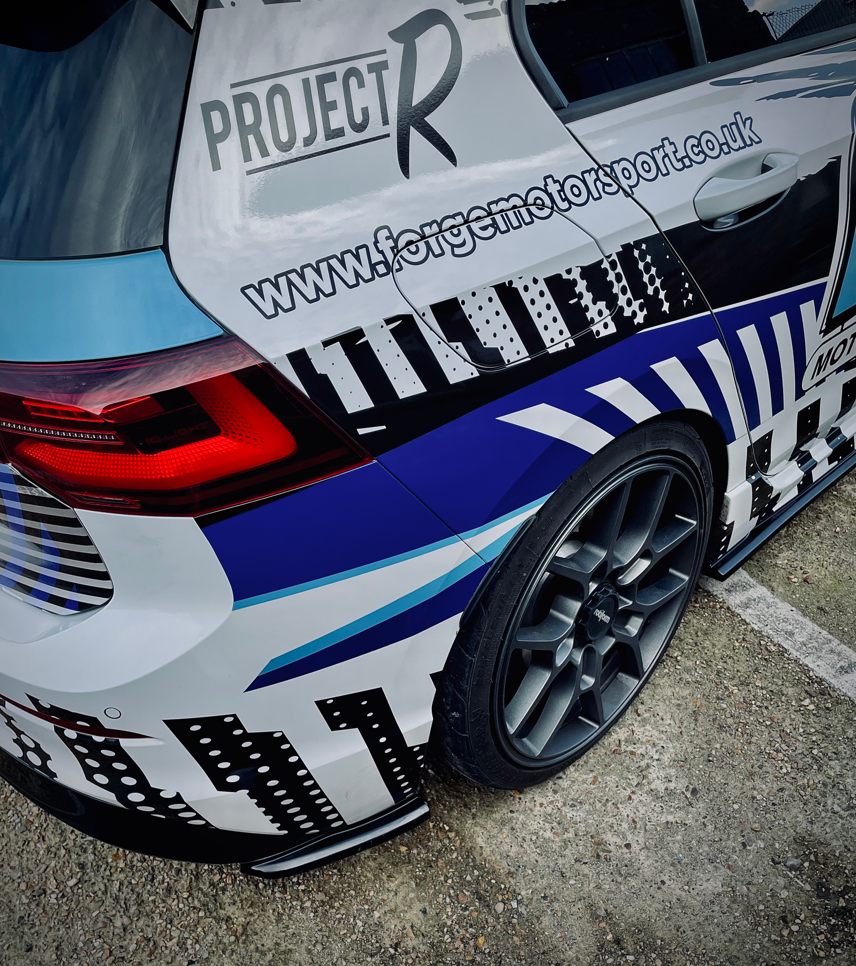 Volkswagen Golf MK8 R Rear Spats