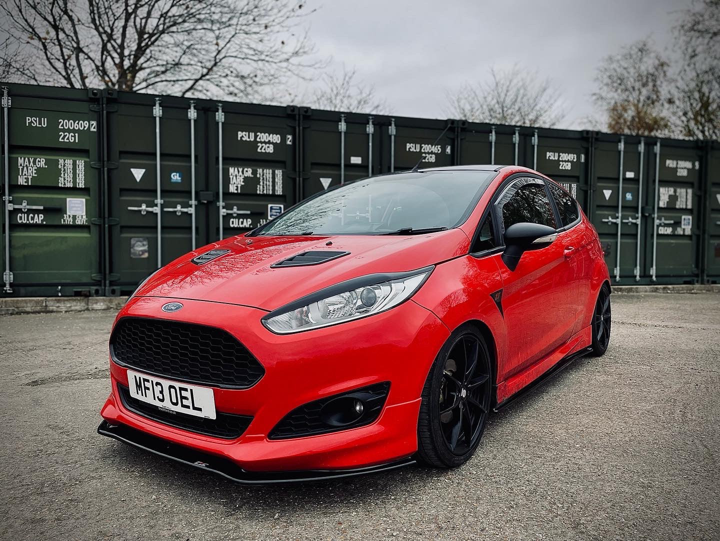 Ford Fiesta MK7.5 Zetec S / ST-Line Front Splitter