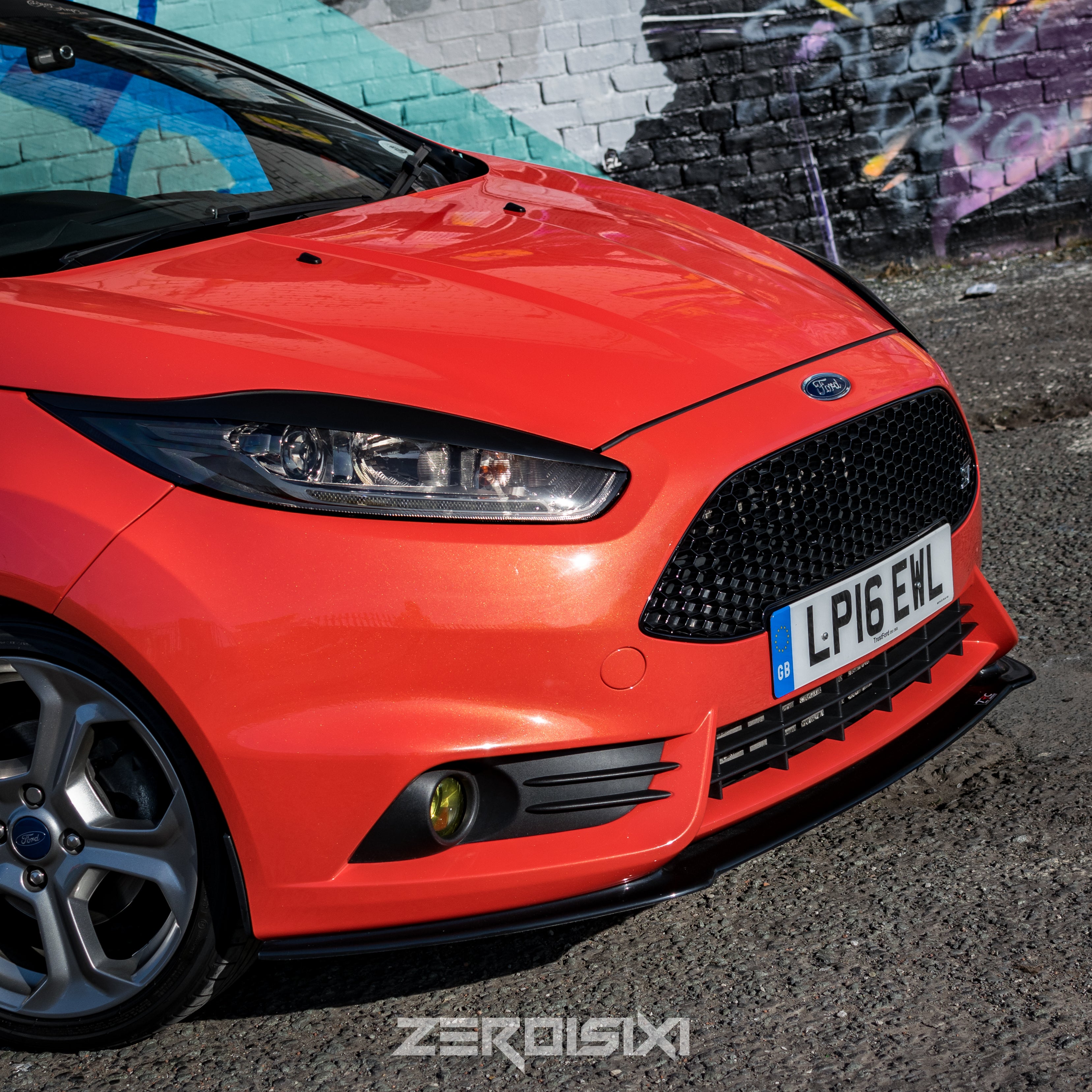 Ford Fiesta MK7 / MK7.5 ST180 - V3 Front Splitter