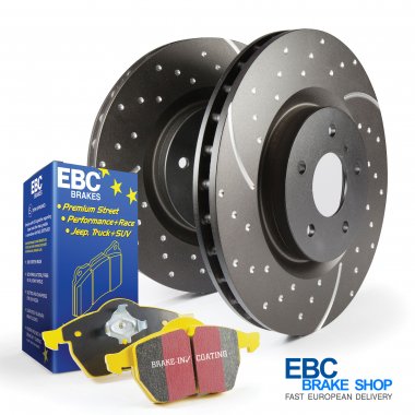 EBC Yellowstuff Pad & Turbo Groove Disc Kit PD13KR409