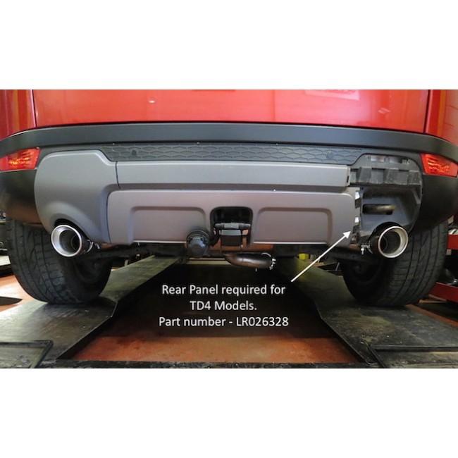 Range Rover Evoque (SD4 / TD4) Rear Box Performance Exhaust