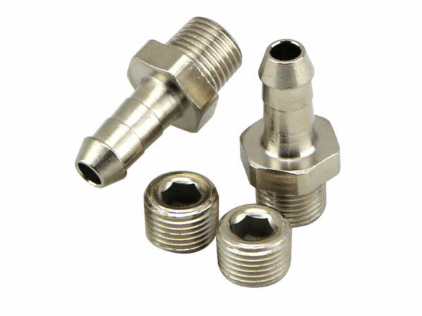 1/8th NPT 6mm Hose Tail Fittings & Blanks