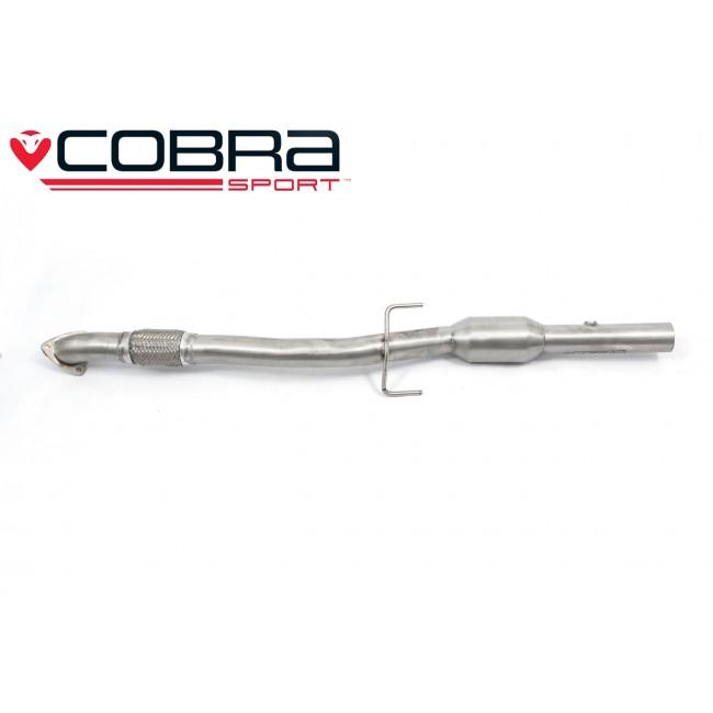 Vauxhall Corsa D VXR (07-09) Secondary Sports Cat / De-Cat Front Pipe Performance Exhaust